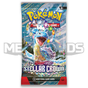 Pokemon scarlet and violet stellar crown lapras booster pack