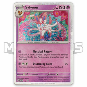 Sylveon SVP 172 black star promo from the prismatic evolutions tech sticker blister