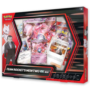 Pokémon TCG: Team Rocket's Mewtwo ex Box